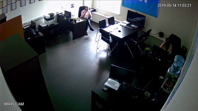 Установка видеонаблюдения в офисе (пример видеозаписи) смотреть онлайн