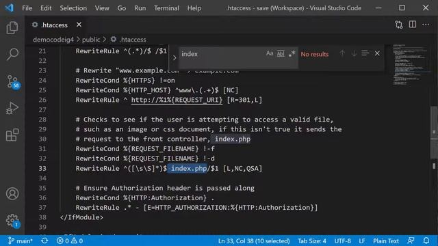 ? CodeIgniter 4 CRUD: Remover el index.php de la URL, trabajando con el .htaccess #19 смотреть онлайн