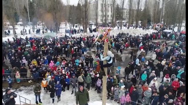 Зареченцы отпраздновали Широкую Масленицу смотреть онлайн