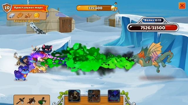 Используем баг для пользы в игре Castle Cats смотреть онлайн