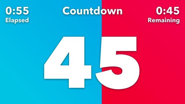 100 Second Timer With Voice Countdown