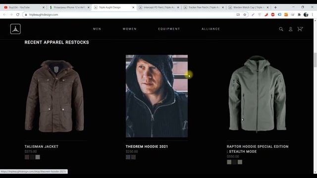 Обзор магазина TripleAughtDesign.com одежда для активного образа жизни из США с доставкой от BuyUSA смотреть онлайн