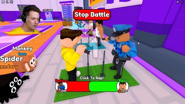 RAP BATTLE SIMULATOR In ROBLOX! смотреть онлайн