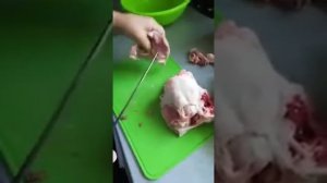Как быстро и просто разделать курицу#курица#разделка курицы#разделка курицы на фарш