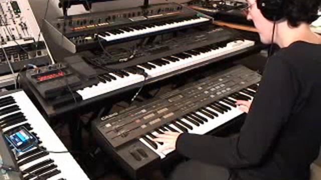 Casio CZ-5000 chorus+delay strings смотреть онлайн