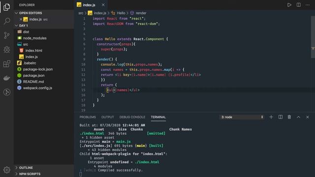 React JS Building Components #10 смотреть онлайн