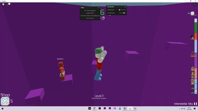 ROBLOX-TOWER OF HELL SCRİPT/OP (JUMP,WALK SPEED...) смотреть онлайн