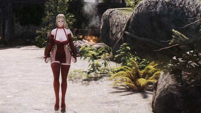 SKYRIM OUTFIT I Rektas Night Masquerade CBBE 3BA BHUNP