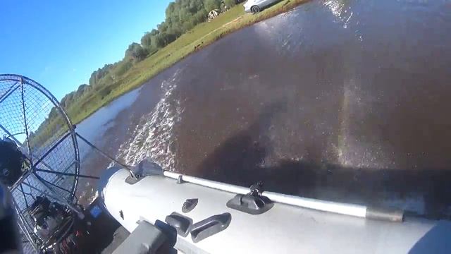 СВП Бриз 420 22s на Ладогу / Hovercraft  Breeze