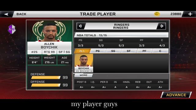 *MC PLAYER TO QUICKGAME* NBA2K0-NBA2K21 MOBILE | ANDROID смотреть онлайн