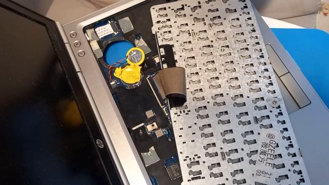 HP 2560P замена батарейки BIOS смотреть онлайн