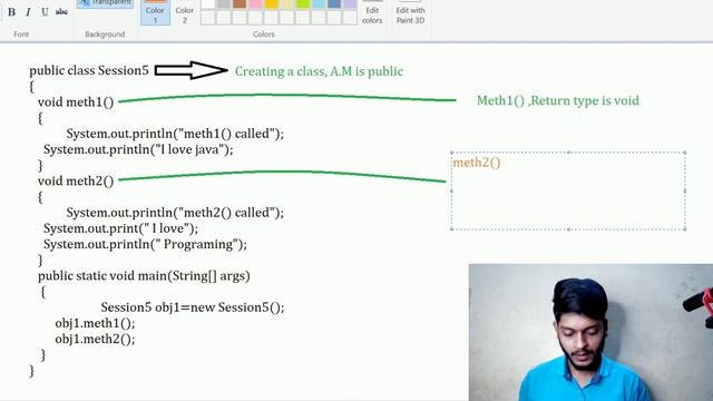 How to write a java program || Difference between print() & println() || Session-5 смотреть онлайн