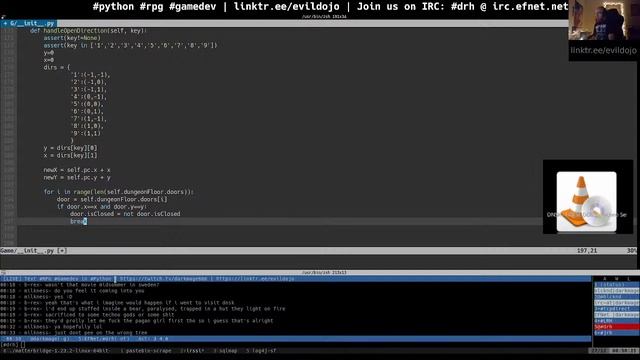 Python RPG Gamedev with darkmage смотреть онлайн