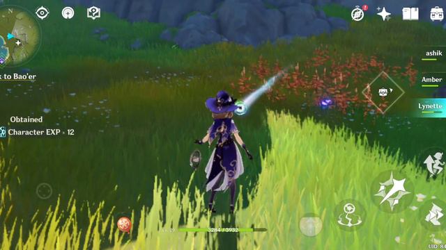 !Talk To Bao'er◆ Ley Line Monolith HP: 27%Monsters Defeated: 9/11.                  ◆GENSHIN IMPACT