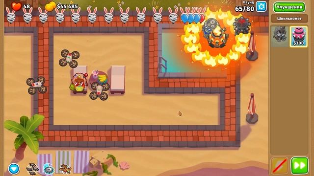 Доходим до максимального раунда используя только ШПИЛЬКОМЁТ!! | Bloons td 6 | Испытание смотреть онлайн