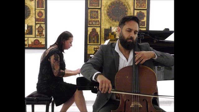 Miltiadis Cassaras and Stanislava Pocevska with Schubert's Sonata for cello and piano смотреть онлайн