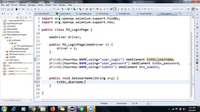 Page Object Model Page factory смотреть онлайн