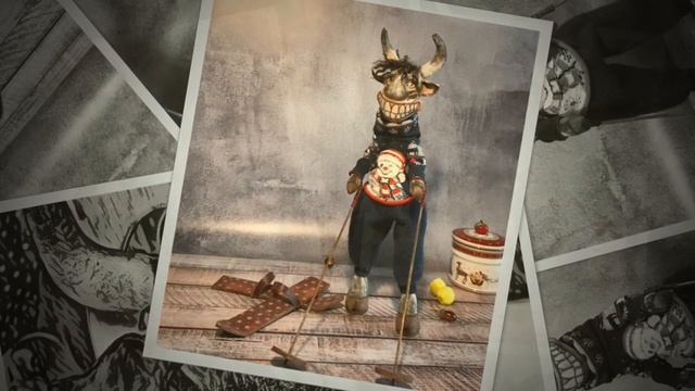 Знакомьтесь, Гоша- лыжник, выполнен в технике грунтованный текстиль. смотреть онлайн