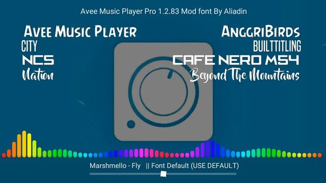 Avee Music Player Pro 1.2.83 Mod font (Mod APK by Aliadin) смотреть онлайн