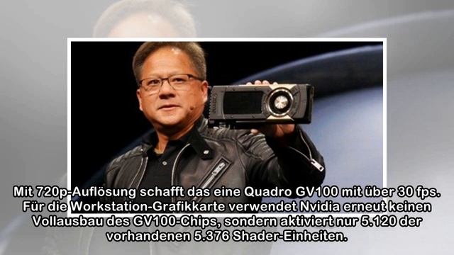 Workstation-Grafikkarte: Die Quadro GV100 hat 32 GByte HBM2 смотреть онлайн