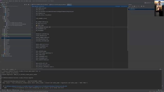 Laravel. Урок 3 Создание таблиц и фэйковых данных смотреть онлайн