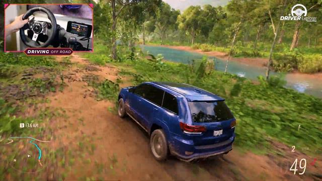 Driving Off Road - Jeep Grand Cherokee Trackhawk 2018 - Forza Horizon 5 смотреть онлайн