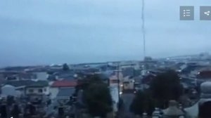 Ревущая сирена: Очевидцы засняли момент объявления угрозы цунами в Японии