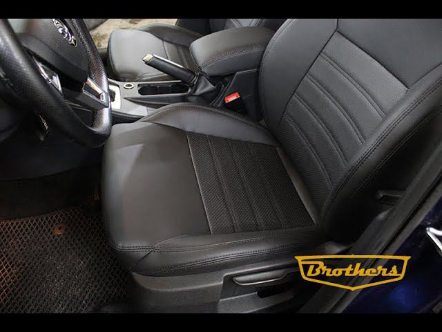 Чехлы на Skoda Octavia A7 (Hockey Edition) с черной строчкой смотреть онлайн