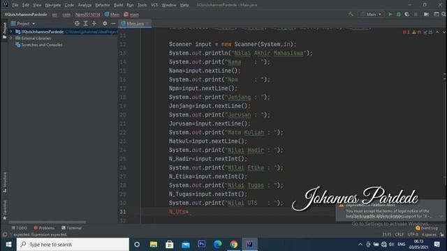 Menampilkan nilai akhir Mahasiswa|| program java|| смотреть онлайн
