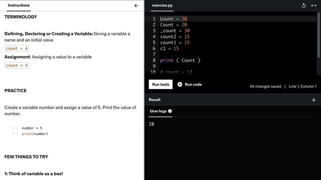 Introduction to Variables in Python смотреть онлайн
