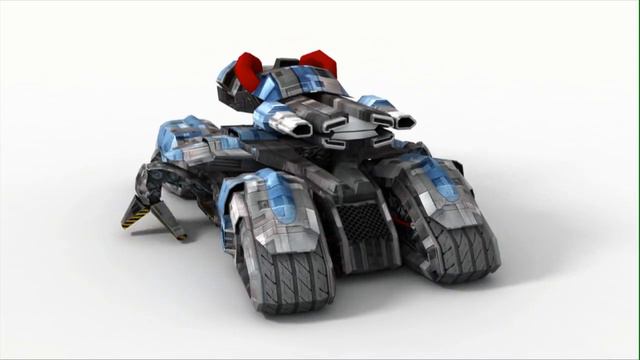 Starcraft Tank Siege Mode ON & OFF Low Poly 3DS Max смотреть онлайн