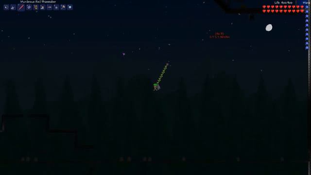 Terraria: testing jungle grappling hook with spiderman song 720p смотреть онлайн