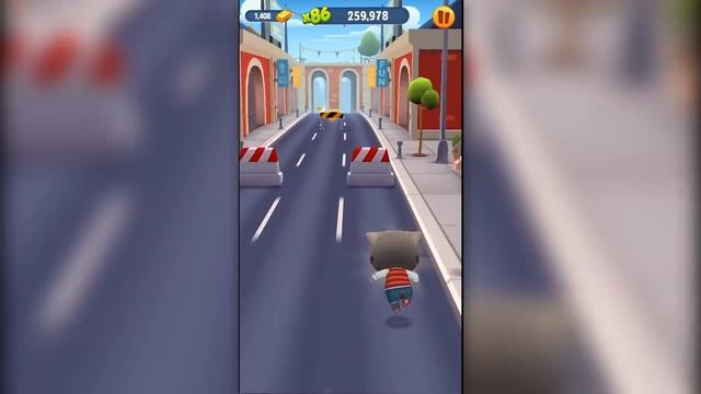 Talking Tom Gold Run Catch The Raccoon 3 STARS смотреть онлайн