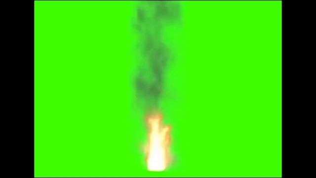 Футаж огонь на зелёном фоне - хромакей [4] смотреть онлайн