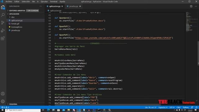Mi primer aplicación en Python Tkinter -Video #8 - Abrir documentos desde el Menú смотреть онлайн