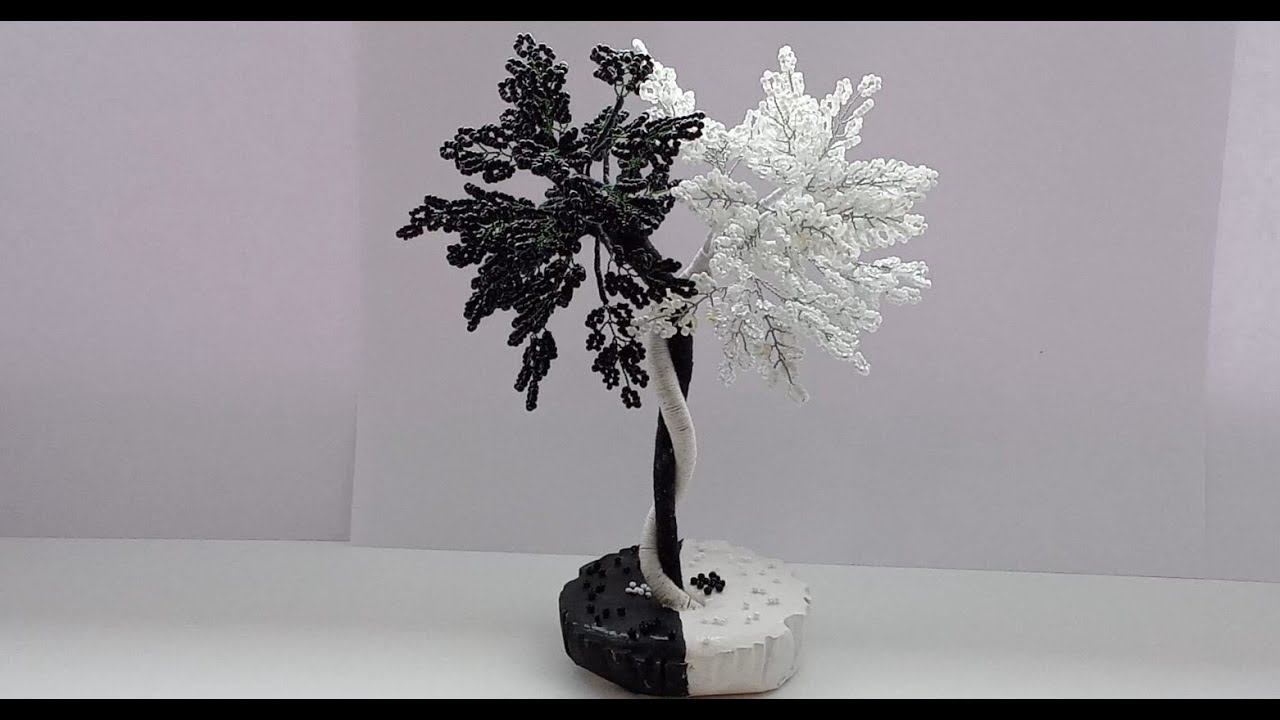 Дерево из бисера Инь-янь смотреть онлайн