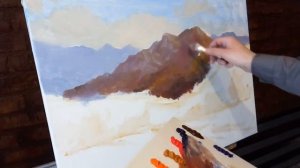 Как НАРИСОВАТЬ ГОРЫ. ПОДРОБНЫЙ МАСТЕР-КЛАСС.