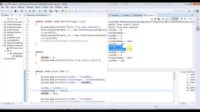 Why non static members can not be accessed in static context ? Core Java Interview question смотреть онлайн
