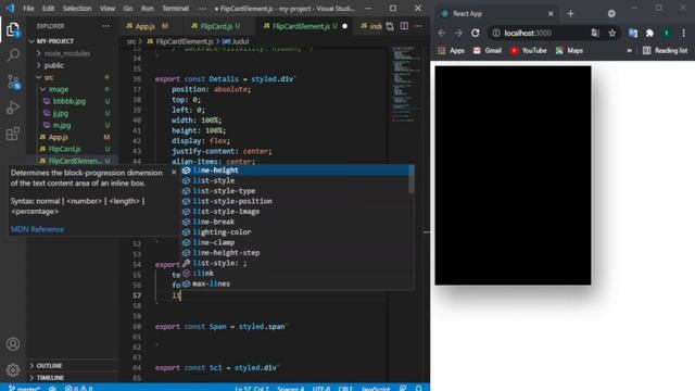 Flip Card {React js Styled Component} смотреть онлайн