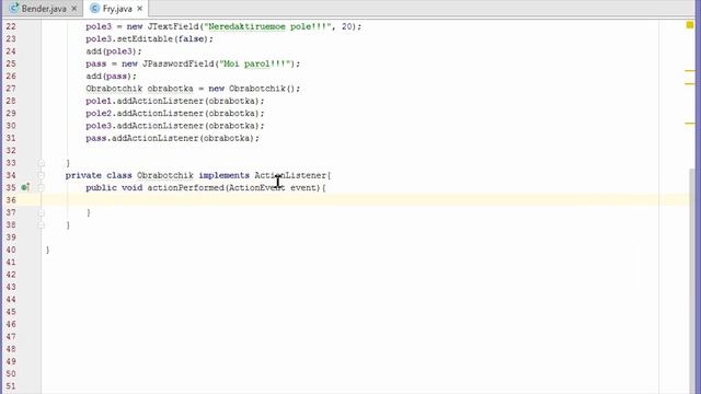 Урок 52 - GUI - JFrame, JOptionPane, JTextField, JPasswordField (часть 2). Evil Nerd смотреть онлайн