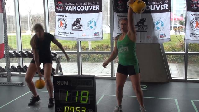 Brittany van Schravendijk | Snatch with the 16 kg kettlebell (Vancouver, 2018) смотреть онлайн
