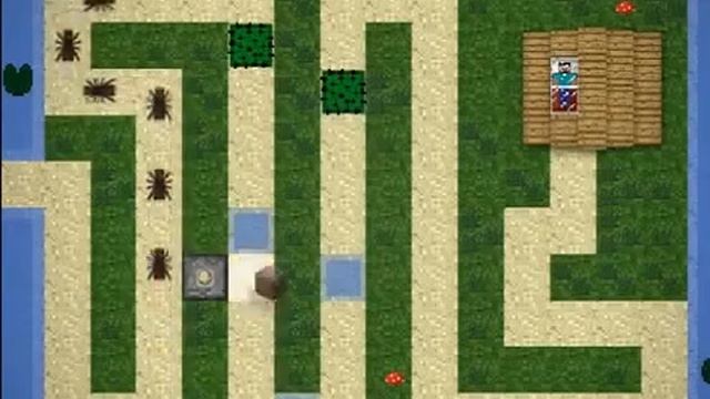 Онлайн Игры] Minecraft защита башни (1) смотреть онлайн