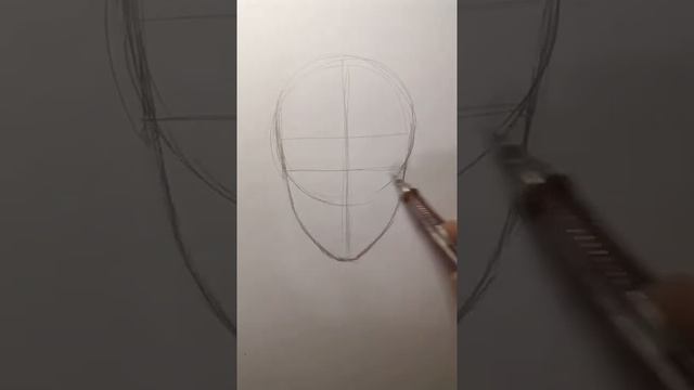 How to draw an anime boy face!! ❤ Anime boy face tutorial!! How to draw a circle ? ⭕️ смотреть онлайн