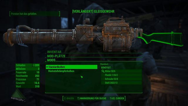 Fallout 4 - Railway Rifle - WHERE TO FIND & MAX CRAFTING & TEST - 4K MRGV смотреть онлайн