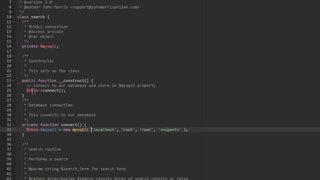 A PHP Script to Search a MySQL Database смотреть онлайн