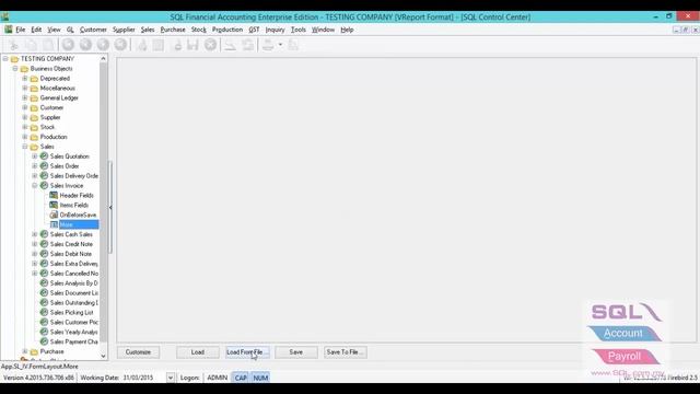 SQL ACCOUNT SOFTWARE | Load DIY Field & DIY Script (tool setting) | IPOHONLINE смотреть онлайн