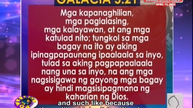 Powerline: By Pastor Apollo C. Quiboloy |April 13, 2023