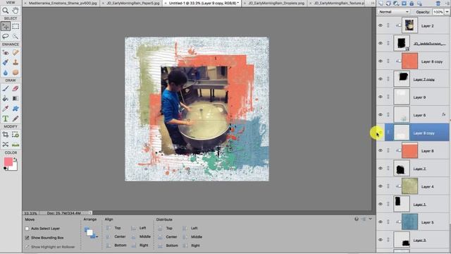 Digital Scrapbooking Tutorial December смотреть онлайн