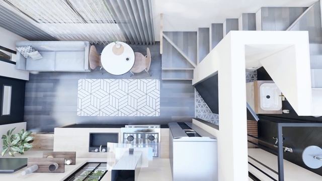 (3x6 Meters) Tiny House Design | Small 1 Bedroom House