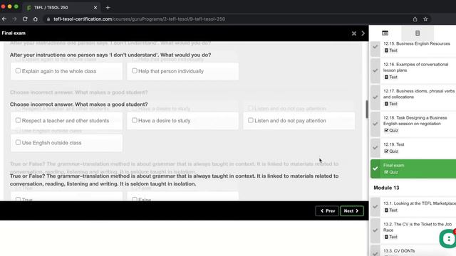 Video review of the personal account TEFL-TESOL-Certification.com смотреть онлайн